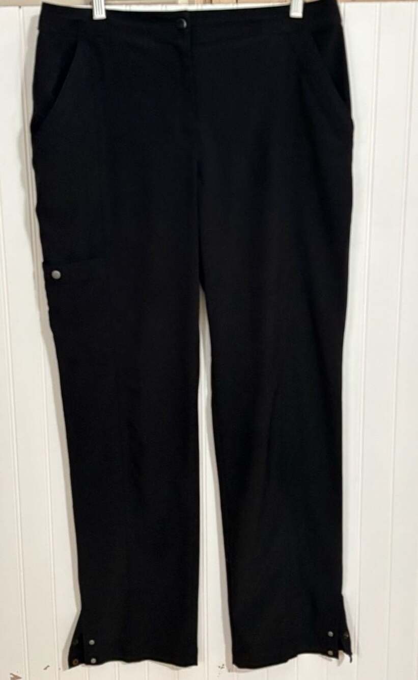 Zenergy Golf By Chico's Size 1 Black Golf Pants
